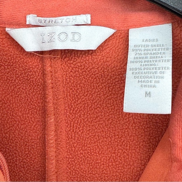 Izod Orange Vest with High Collar - Picture 3 of 5